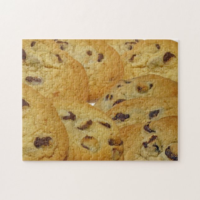 Puzzle d'amant de gâteaux aux pépites de chocolat (Horizontal)