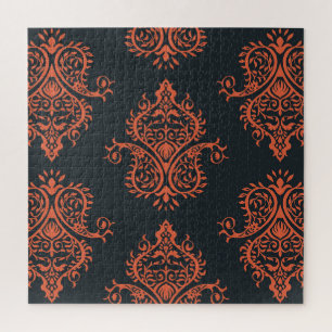 Puzzle Damas orientales : motif vintage méditerranéen.