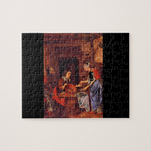 Puzzle Dame âgée vendant des maîtres de Néerlandais de (Horizontal)