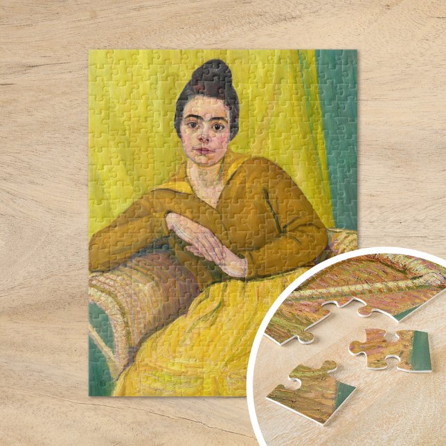 Puzzle Dame assise en fauteuil en osier | Koloman Moser (Créateur téléchargé)