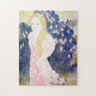 Puzzle Dame en Robe rose, Maurice Denis