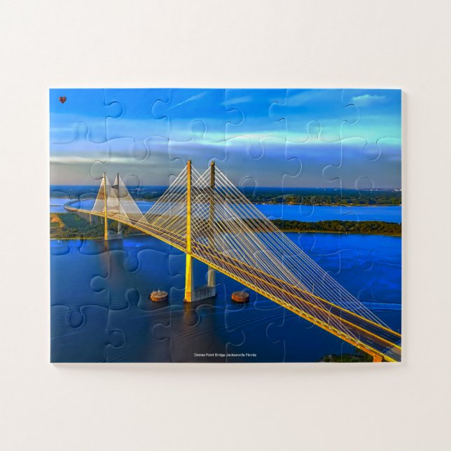 Puzzle Dames Point Bridge Jacksonville Floride. (Horizontal)