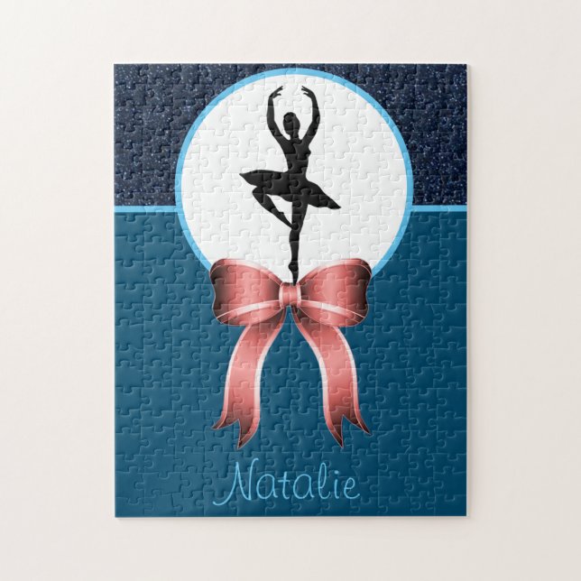 Puzzle Dance Girls Parties scintillant et Bow Jigsaw Puzz (Vertical)