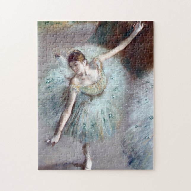 Puzzle Dancer in Green by Edgar Degas (Vertical)