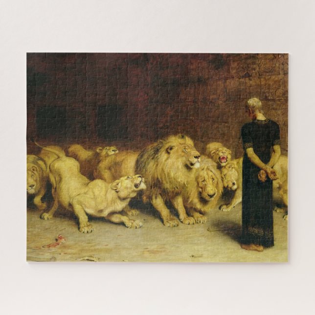 Puzzle Daniel in the Lions' Den par Briton Riviere (Horizontal)
