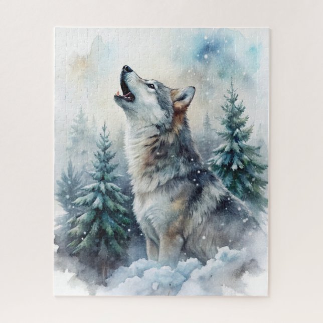 Puzzle d'animal de neige (Vertical)
