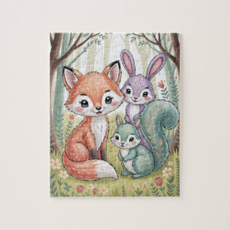 Puzzle d'animaux de la forêt