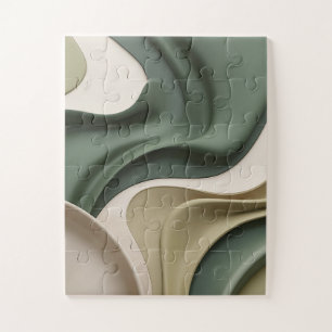 Puzzle dans graphique abstrait élégant