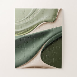 Puzzle dans graphique abstrait élégant