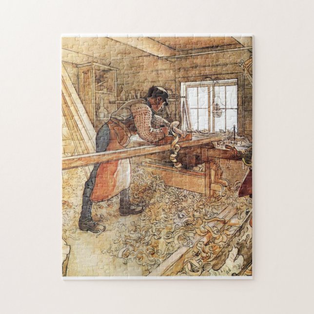 Puzzle Dans la boutique de charpentier - Carl Larsson 190 (Vertical)
