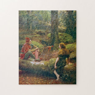 Puzzle Dans la forêt d'Arden, vers 1892 par John Collier