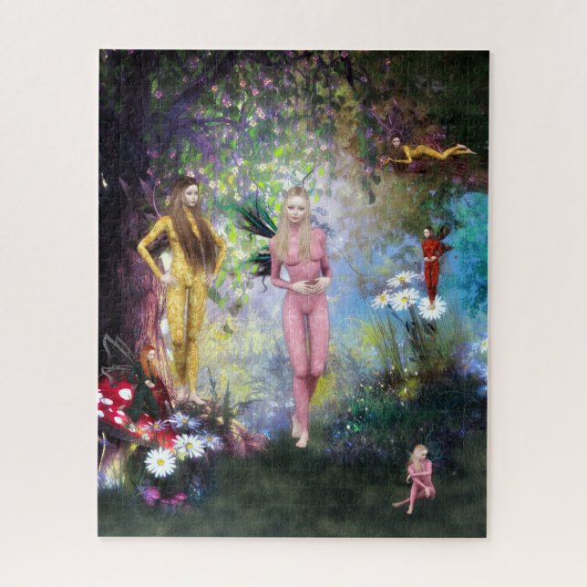 Puzzle Dans la forêt des fées de la lade Imaginaire Fairy (Vertical)