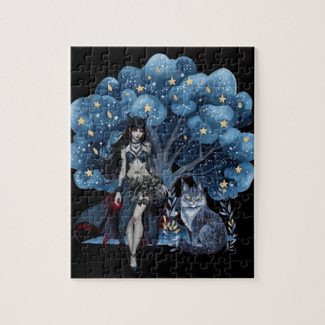 Puzzle Dans la nuit noire (Vertical)