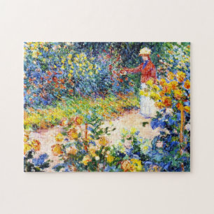 Puzzle Dans la peinture de femme de Claude Monet de