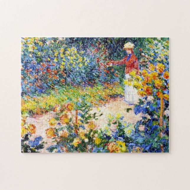Puzzle Dans la peinture de femme de Claude Monet de (Horizontal)
