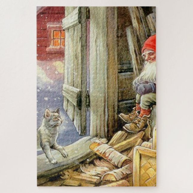 Puzzle "Dans le bois" par Jenny Nystrom (Vertical)