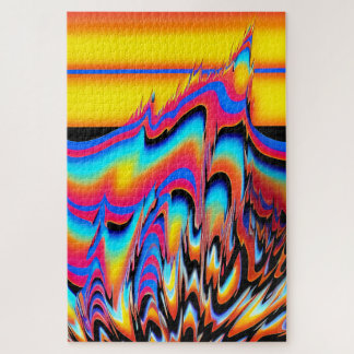 Puzzle Dans le flash préemballé des formes synthétiques -