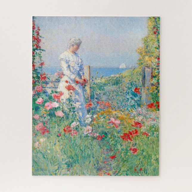 Puzzle Dans le jardin par Frederick Childe Hassam (Vertical)