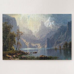 Puzzle Dans les Sierras, le lac Tahoe, Albert Bierstadt