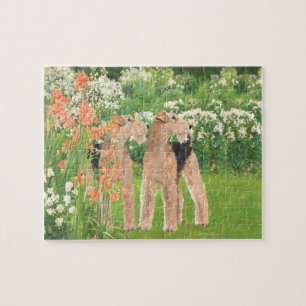 Puzzle Dans un jardin de fleurs
