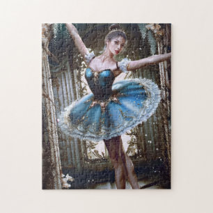 Puzzle Danse de ballet dans un Tutu bleu
