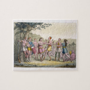Puzzle Danse indienne canadienne le soir (engra de