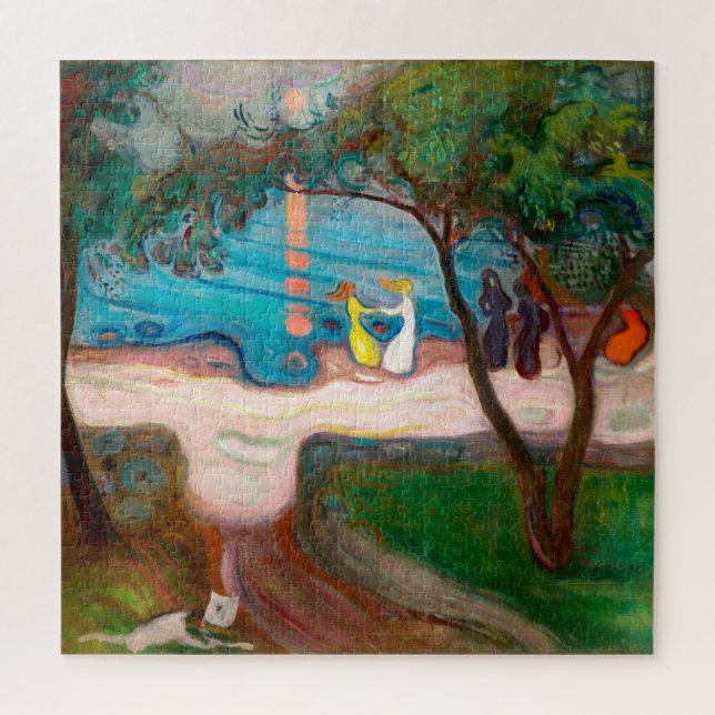 Puzzle Danser sur la côte | Edvard Munch | (Vertical)