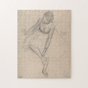 Puzzle Danseur ajustant sa pantoufle