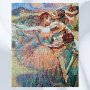 Puzzle Danseurs dans un paysage par Edgar Degas