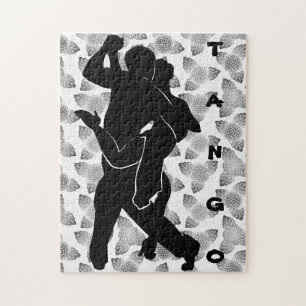 Puzzle Danseurs de tango chaud - Art des fleurs