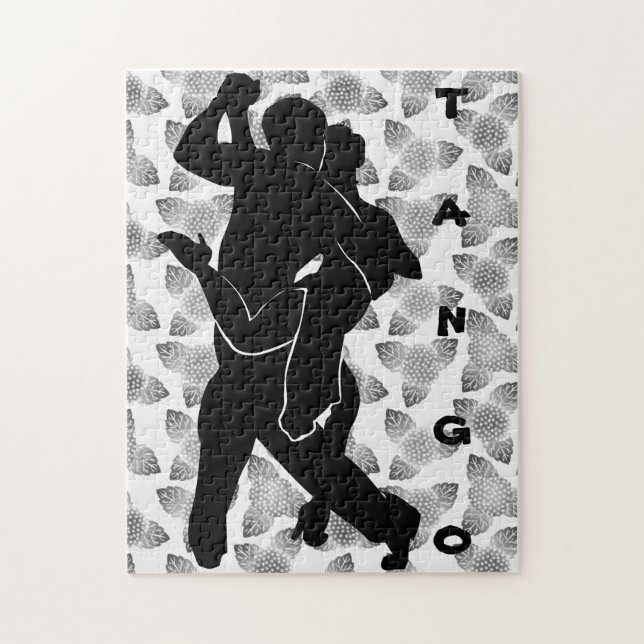 Puzzle Danseurs de tango chaud - Art des fleurs (Vertical)