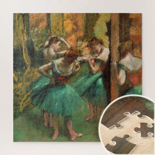 Puzzle Danseurs, Rose et Vert par degrés, Art