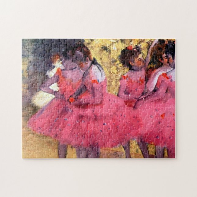 Puzzle Danseurs Roses, Edgar Degas (Horizontal)