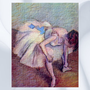 Puzzle Danseuse assise par Edgar Degas, Art de ballet vin