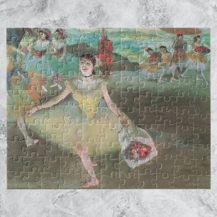 Puzzle Danseuse au bouquet, s'inclinant d'Edgar Degas