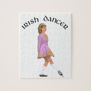 Puzzle Danseuse Irlandaise Soft Shoe en Rose