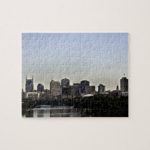 Puzzle d'aquarelle d'horizon de Nashville