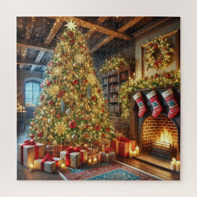 Puzzle d'arbre de Noël (Vertical)