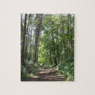 Puzzle d'arbres de bois