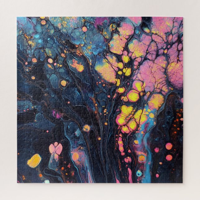 Puzzle d'art Abstrait Iridescente (Vertical)