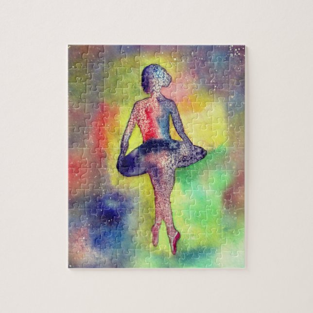 Puzzle d'art Ballerina Watercolor (Vertical)