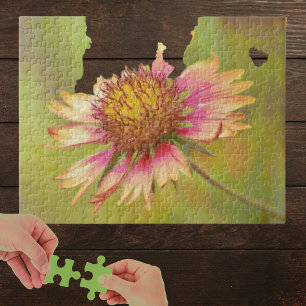 Puzzle d'art de fleurs sauvages du Texas