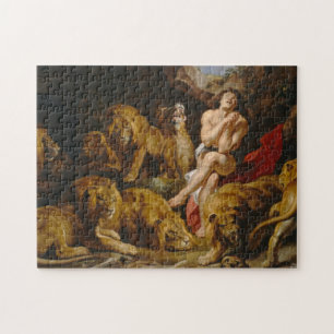 Puzzle d'art de repaire de lions'