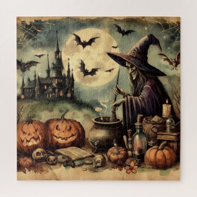 Puzzle d'art d'Halloween (Vertical)