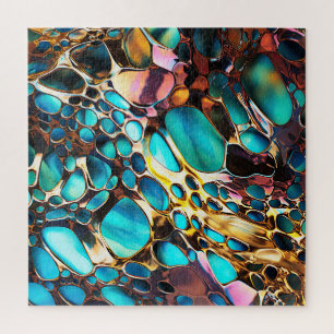 Puzzle d'art métallique anodisé