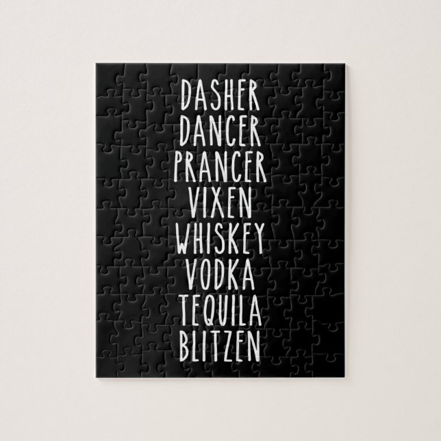 Puzzle Dasher Dancer La danseuse Vixen Whiskey Vodka Tequ (Vertical)