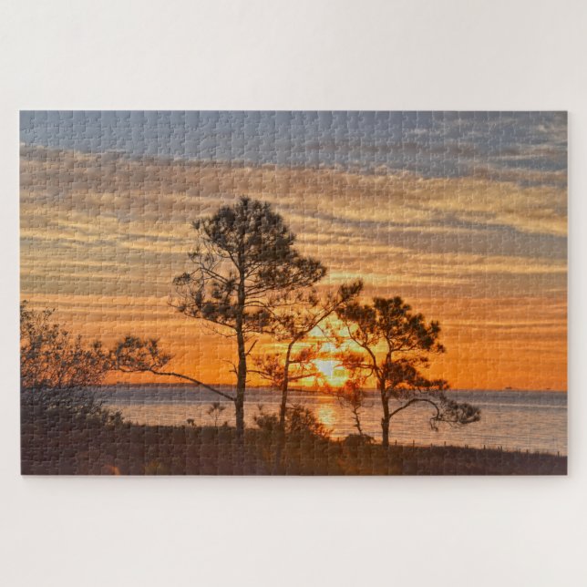 Puzzle Dauphin Island Refuge Sunrise, Alabama (Horizontal)