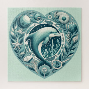 Puzzle Dauphin Ocean Life