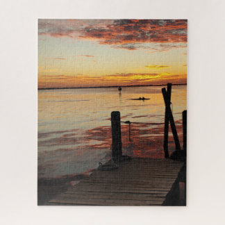Puzzle Dauphins du coucher du soleil