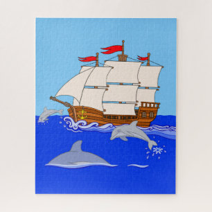 Puzzle Dauphins qui sautent